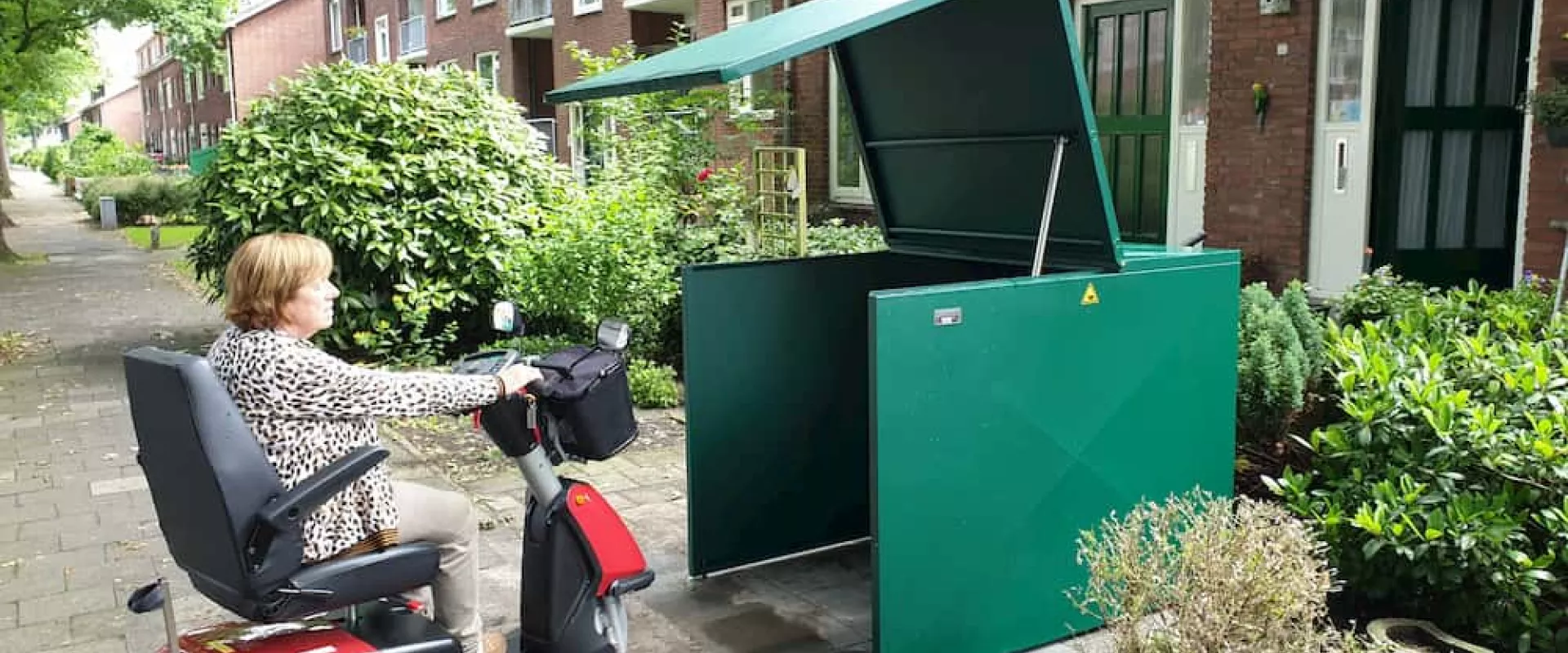 Scootmobiel parkeren