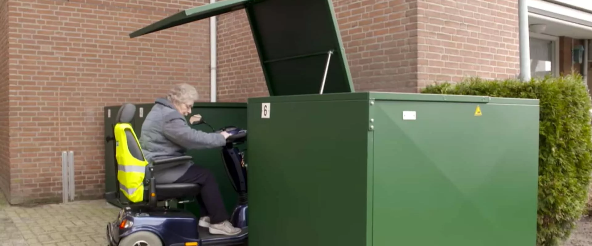 Scootmobielberging in uitzending Doe Maar Duurzaam op RTL Z