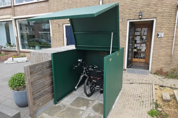 Berging handbike voor woning